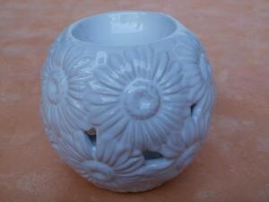 Duftlampe Gnseblmchen aus Keramik