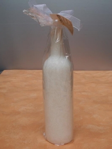 Kerze in der Form einer kleinen Flasche, 17,5 cm