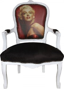 Casa Padrino Barock Salon Stuhl Marilyn Monroe - Barock Antik Stil Mbel - Mod3 - Limited Edition