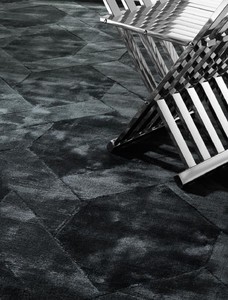 Casa Padrino Luxus Wohnzimmerteppich Schwarz - Verschiedene Gren - Handgewebter Luxus Viskose Teppich