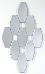 Casa Padrino Designer Wohnzimmer Spiegel / Wandspiegel 40 x H. 70 cm - Luxus Deko Accessoires