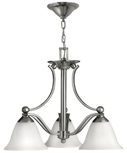 Casa Padrino Luxus Art Deco Kronleuchter Silber / Wei  57,2 x H. 49 cm - Runder Metall Kronleuchter mit Glas Lampenschirmen - Wohnzimmer Kronleuchter - Art Deco Leuchten - Luxus Leuchten