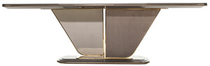 Casa Padrino Luxus Esstisch Grau / Gold 252 x 112 x H. 79 cm - Massivholz Esszimmertisch - Esszimmer Mbel - Luxus Mbel - Luxus Einrichtung