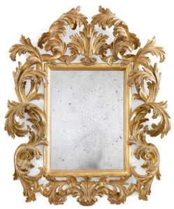 Casa Padrino Luxus Barock Spiegel Antik Gold - Prunkvoller italienischer Barockstil Wandspiegel mit antikem Spiegelglas - Luxus Mbel im Barockstil - Handgefertigte Barock Mbel - Made in Italy