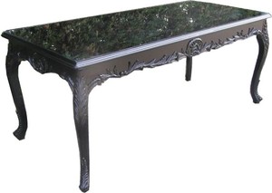 Barock Esstisch Schwarz 160cm - Esszimmer Tisch - Mbel Antik Stil