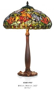 Tiffany Hockerleuchte Hhe 64 cm, Durchmesser 40 cm - Leuchte Lampe