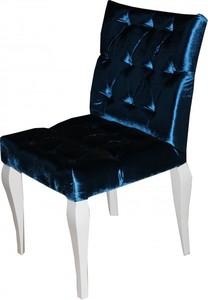 Casa Padrino Barock Esszimmer Stuhl Blau  - Designer Stuhl - Luxus Qualitt GH