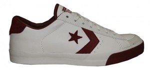 Converse Skateboard Schuhe Pro Lo Ox White / Cranberry  Sneakers Shoes