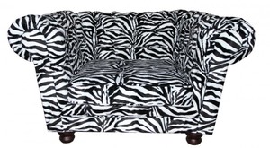 Casa Padrino Limited Edition Designer Chesterfield Sessel Zebra Club Mbel