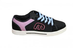 Etnies Skateboard Schuhe Rhea Black/Pink/ Cyan Sneakers Shoes