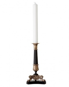 Casa Padrino Luxus Kerzenstnder Messing Finish Paris - schwere Ausfhrung - Kerzenhalter Kerzenleuchter