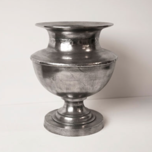 Casa Padrino Designer Vase Nickel - Luxus Qualitt