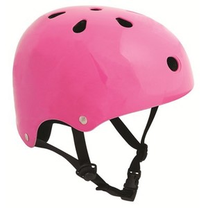 SFR Skateboard / Scooter / Inliner / BMX  / Rollschuh Schutz Helm - Fluo Pink - Skateboard Schutzausrstung 