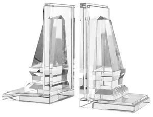 Casa Padrino Designer Kristallglas Buchsttzen 2er Set - Luxus Qualitt