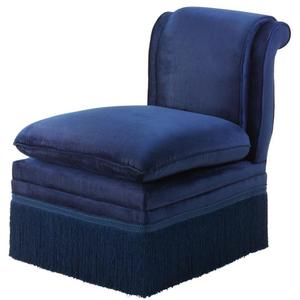 Casa Padrino Luxus Designer Sessel Blau 55 x 74 x H. 74 cm - Limited Edition