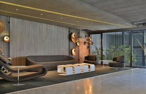 Casa Padrino Designer Sofa Grau 315 x 82 x H. 70 cm - Wohnzimmer Sofa - Loft Sofa - Hotel Sofa - Lobby Sofa - Luxus Qualitt