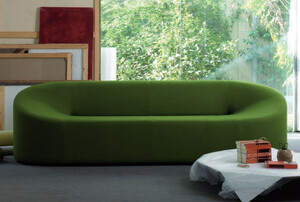 Casa Padrino Designer Sofa Grn 315 x 82 x H. 70 cm - Wohnzimmer Sofa - Loft Sofa - Hotel Sofa - Lobby Sofa - Luxus Qualitt