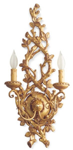 Casa Padrino Luxus Barock Doppel Wandleuchte Antik Gold 29 x 16 x H. 64 cm - Prunkvolle Wandlampe im Barockstil - Barock Leuchten - Luxus Qualitt - Made in Italy