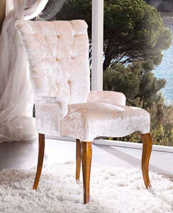 Casa Padrino Luxus Barock Esszimmer Stuhl mit Armlehnen Wei / Braun - Handgefertigter Barockstil Stuhl - Barock Esszimmer Mbel - Luxus Qualitt - Made in Italy