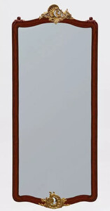 Casa Padrino Luxus Barock Spiegel Dunkelbraun / Antik Gold - Prunkvoller Wandspiegel im Barockstil - Antik Stil Garderoben Spiegel - Wohnzimmer Spiegel - Barock Deko Accessoires - Edel & Prunkvoll