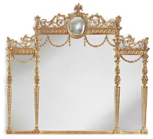 Casa Padrino Luxus Barock Spiegel Gold - Handgefertigter italienischer Barockstil Wandspiegel - Luxus Mbel im Barockstil - Prunkvolle Barock Mbel - Luxus Qualitt - Made in Italy