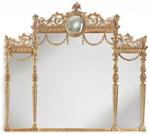 Casa Padrino Luxus Barock Spiegel Gold - Italienischer Barockstil Wandspiegel - Luxus Mbel im Barockstil - Prunkvolle Barock Mbel - Luxus Qualitt - Made in Italy