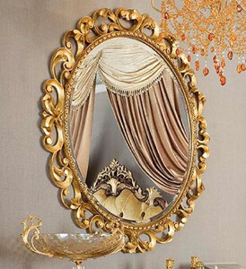 Casa Padrino Luxus Barock Wandspiegel Gold - Runder Barockstil Spiegel - Italienischer Barock Schlafzimmer Spiegel - Luxus Qualitt - Made in Italy