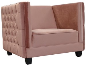 Casa Padrino Luxus Chesterfield Samt Sessel 102 x 84,5 x H. 80 cm - Verschiedene Farben - Chesterfield Mbel
