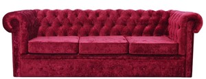 Casa Padrino Luxus Chesterfield Samt Sofa 235 x 93 x H. 84 cm - Verschiedene Farben - Chesterfield Mbel