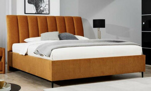 Casa Padrino Luxus Doppelbett Braun / Schwarz - Verschiedene Gren - Modernes Massivholz Bett mit Kopfteil - Moderne Schlafzimmer Mbel - Luxus Kollektion