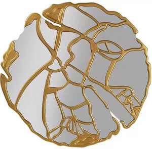 Casa Padrino Luxus Spiegel Gold  120 cm - Runder Wohnzimmer Wandspiegel - Garderoben Spiegel - Schlafzimmer Spiegel - Luxus Kollektion