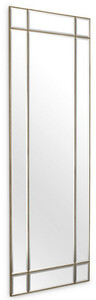 Casa Padrino Luxus Wandspiegel Vintage Messingfarben 78,5 x 3,5 x H. 215,5 cm - Wohnzimmer Spiegel - Schlafzimmer Spiegel - Garderoben Spiegel - Luxus Mbel