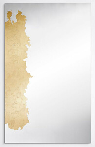 Casa Padrino Luxus Wandspiegel Gold 80 x 2,5 x H. 130 cm - Rechteckiger Wohnzimmer Spiegel - Schlafzimmer Spiegel - Garderoben Spiegel - Luxus Mbel - Luxus Interior - Luxus Qualitt