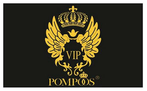 Pomps by Casa Padrino Luxus Designer Fumatte von Harald Glckler Krone VIP Schwarz / Gold 80 x 50 cm - Pompse Deko Accessoires