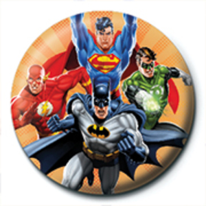 Justice League (Burst) - Ansteck Button