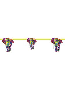Elephant Party Pappe Girlande 2,3m