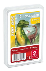Top Ass - Dinosaurier - Kartenspiel - Trumpf und Quartett