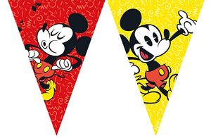 Disney Mickey Mouse Maus Wimmelkette Banner Girlande 2,3m