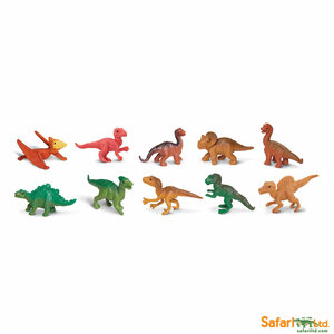 Safari 680104 Dino Babies Toob Mini Spielfiguren - Set
