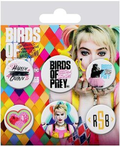 GB Eye - Birds of Prey - Ansteckbutton-Set, 6 -teilig