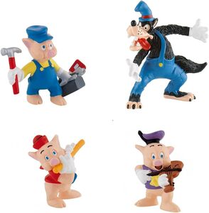 Disneys 3 kleine Schweinchen - 4-teiliges Spielset
