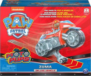 Paw Patrol - Moto Pups Deluxe Themed Vehicle Motorrad mit Wheelie-Funktion - Zuma