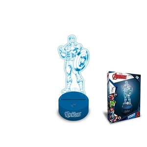 Marvel Avengers - Acryl Lampe - Captain Amerika Figur