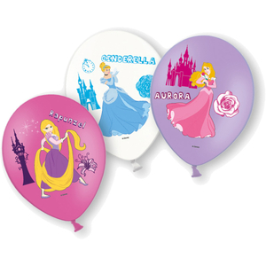 Disney Prinzessin - 6 Latexballons - 27,5 cm