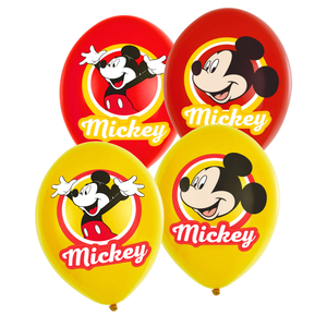 Mickey Maus - 6 Latexballons 27,5 cm
