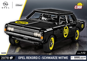Cobi 24333 - Konstruktionsspielzeug - Opel Rekord C Schwarze Witwe