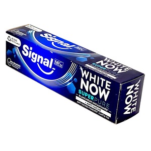 Signal White Now Super Pure Zahnpasta  - hellt ihre Zhne auf und bekmpft lstige Flecken
