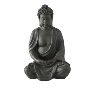 Sitzende Buddha Figur 40 cm - Meditative Gartendeko fr Ruhe und Entspannung