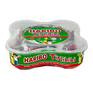 Haribo Tirlibibi: Bunte Gummibrchen-Box aus Frankreich, 750g - Naschspa pur!