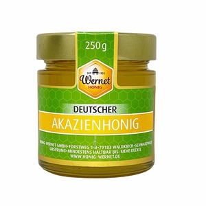 Honig Wernet Traditionsimker im Schwarzwald Deutscher Akazienhonig im 250g Glas
